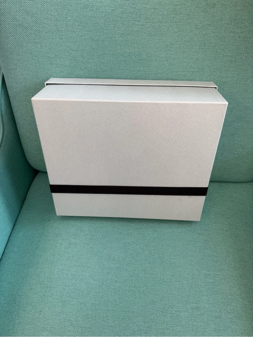 Prada Light Blue Black Logo Box